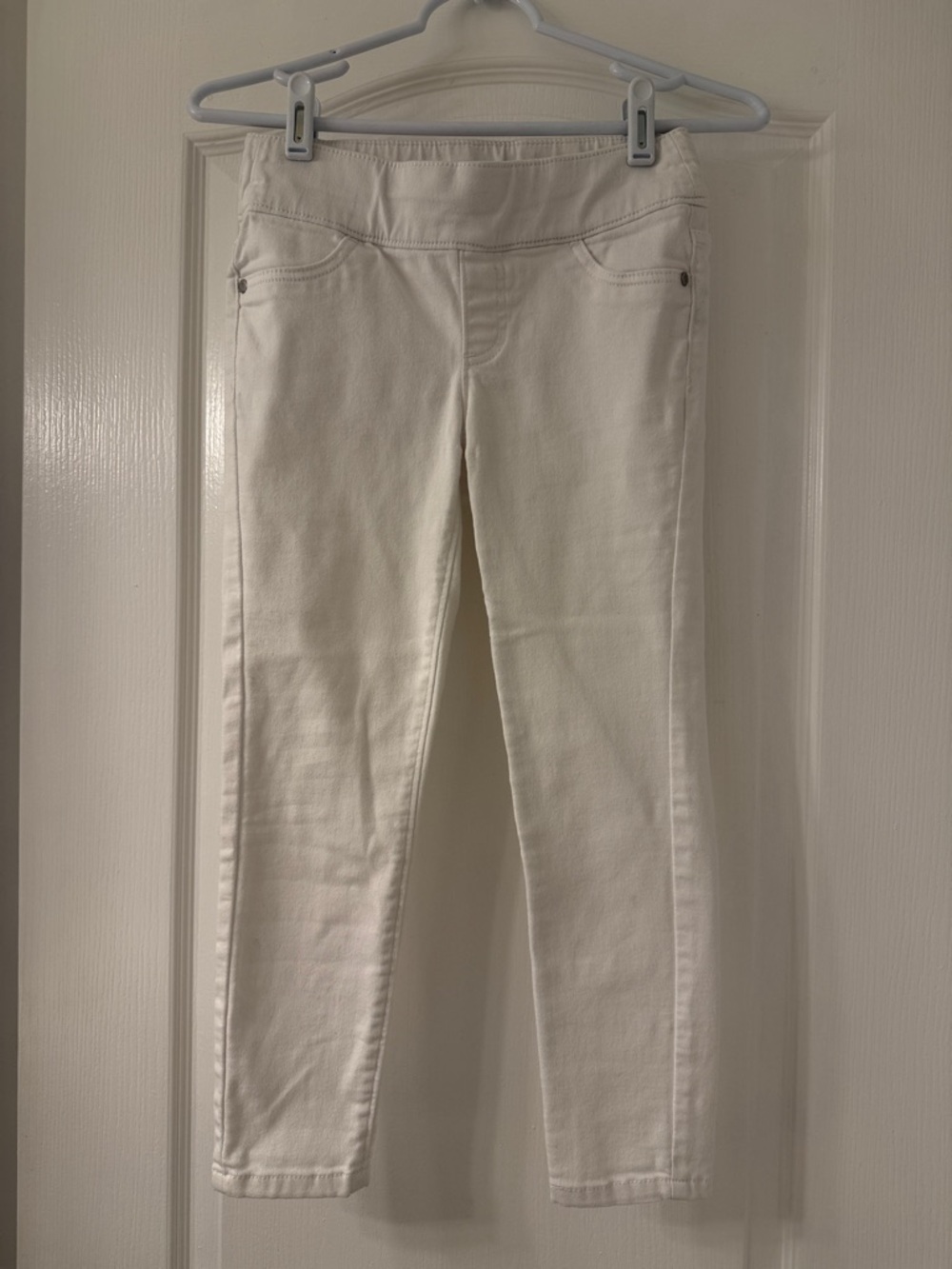 White Stretch Skinny Jeans